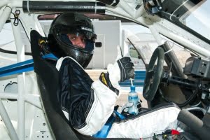 driving a car with helmet