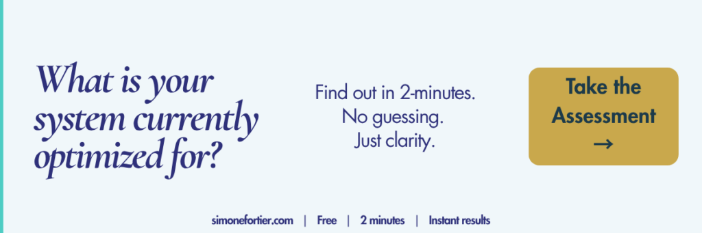 brain performance assessment quiz women follow through consistency Simone Fortier