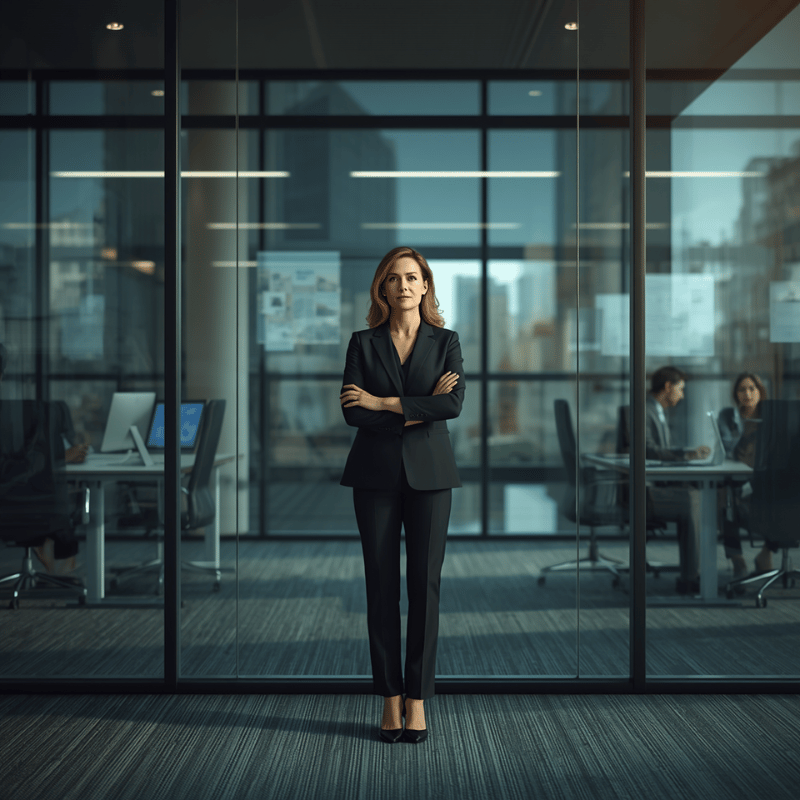 Woman entrepreneur managing ADHD, business demands and neurological load