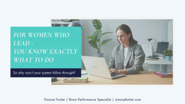 how to improve follow through and consistency brain nervous system women